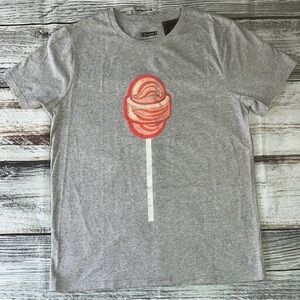 Tootsie Roll Lollipop Graphic Tee Candy Sz Large